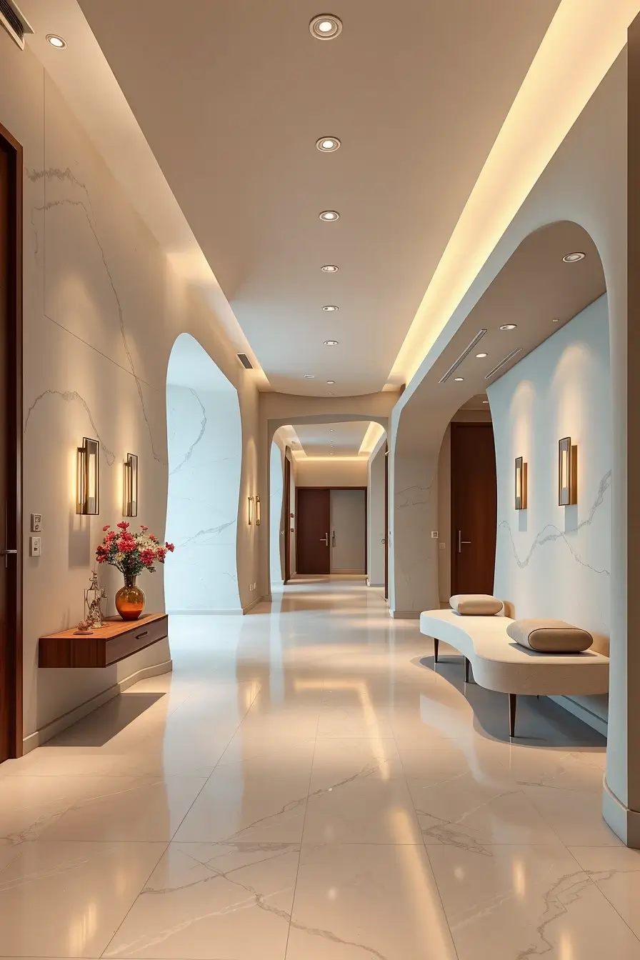 62 Hallway Renovation Ideas 2026: Modern Designer Entryway Trends With Curved Forms