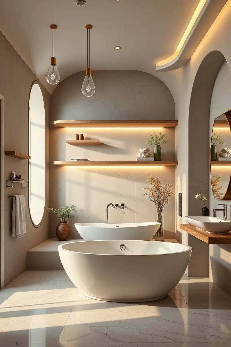 63 Bathroom Shelves Ideas 2026: Modern Designer Shelving for Stylish Bathrooms