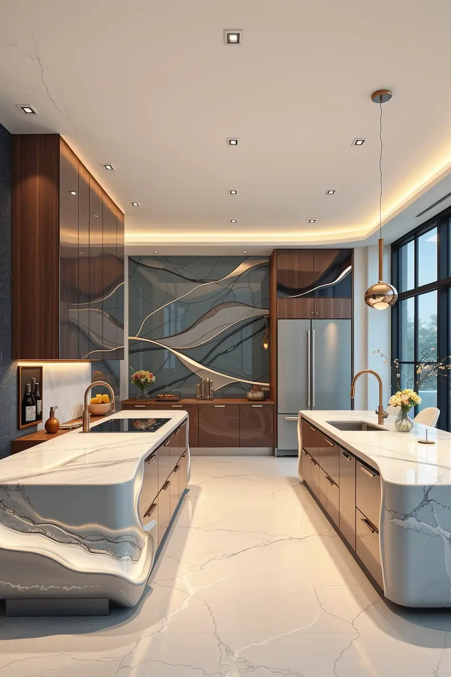 66 Open Kitchen Remodel Ideas 2026: Modern Curved, Stylish, and Artistic Designs