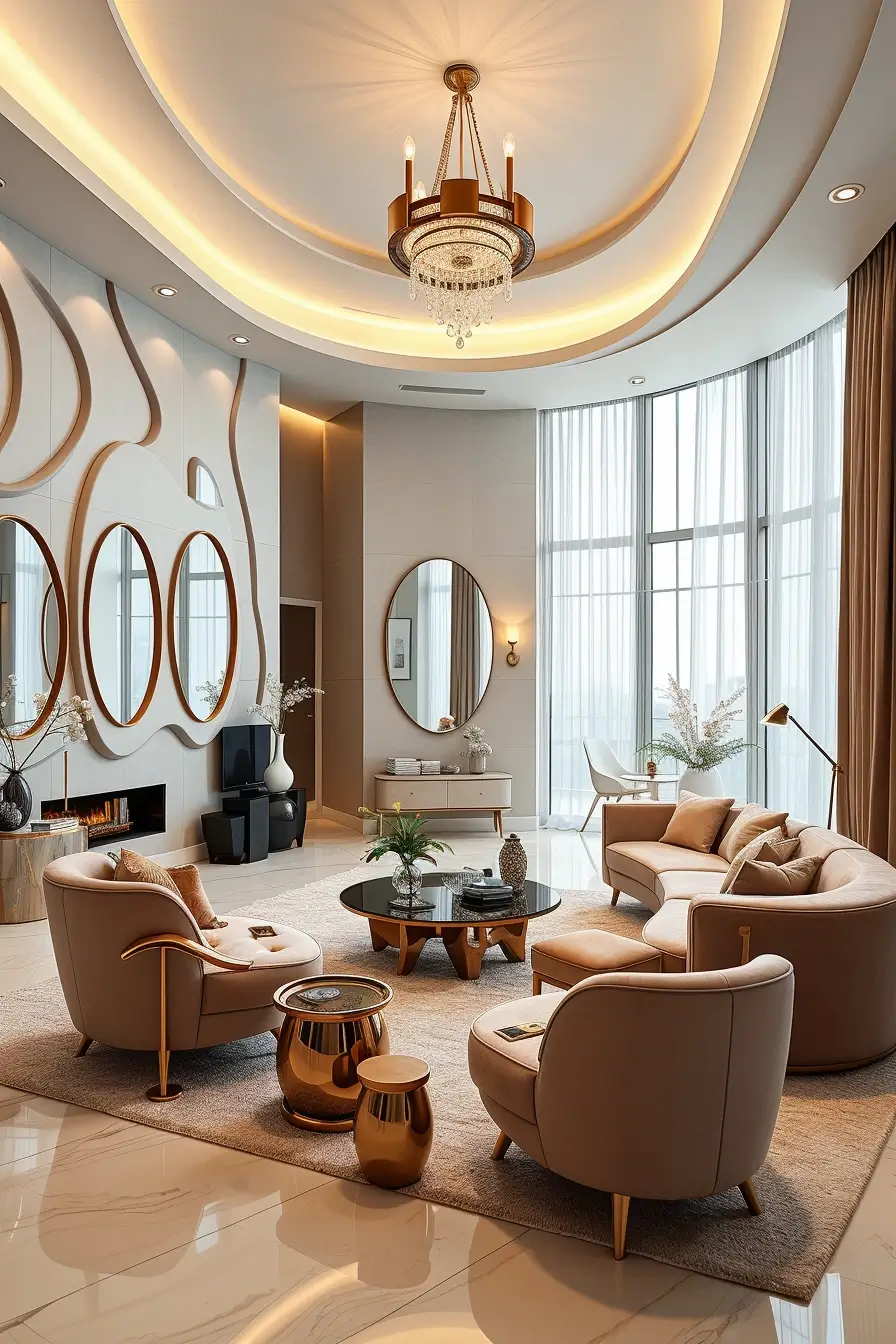 64 Apartment Renovation Ideas 2026: Stylish, Modern & Designer Curved Interiors