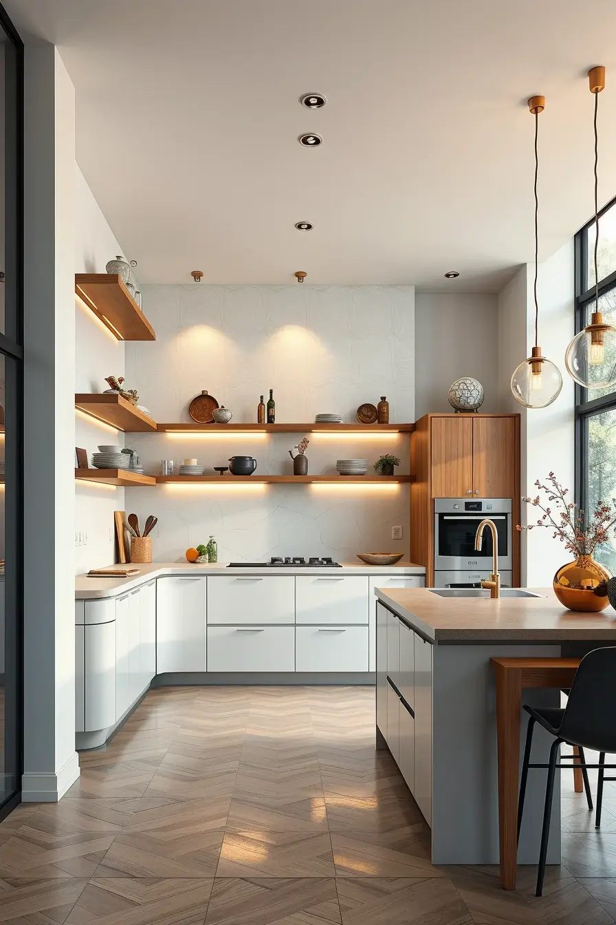 66 Open Kitchen Remodel Ideas 2026: Modern Curved, Stylish, and Artistic Designs