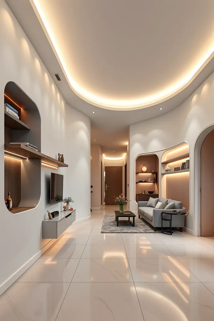 64 Apartment Renovation Ideas 2026: Stylish, Modern & Designer Curved Interiors