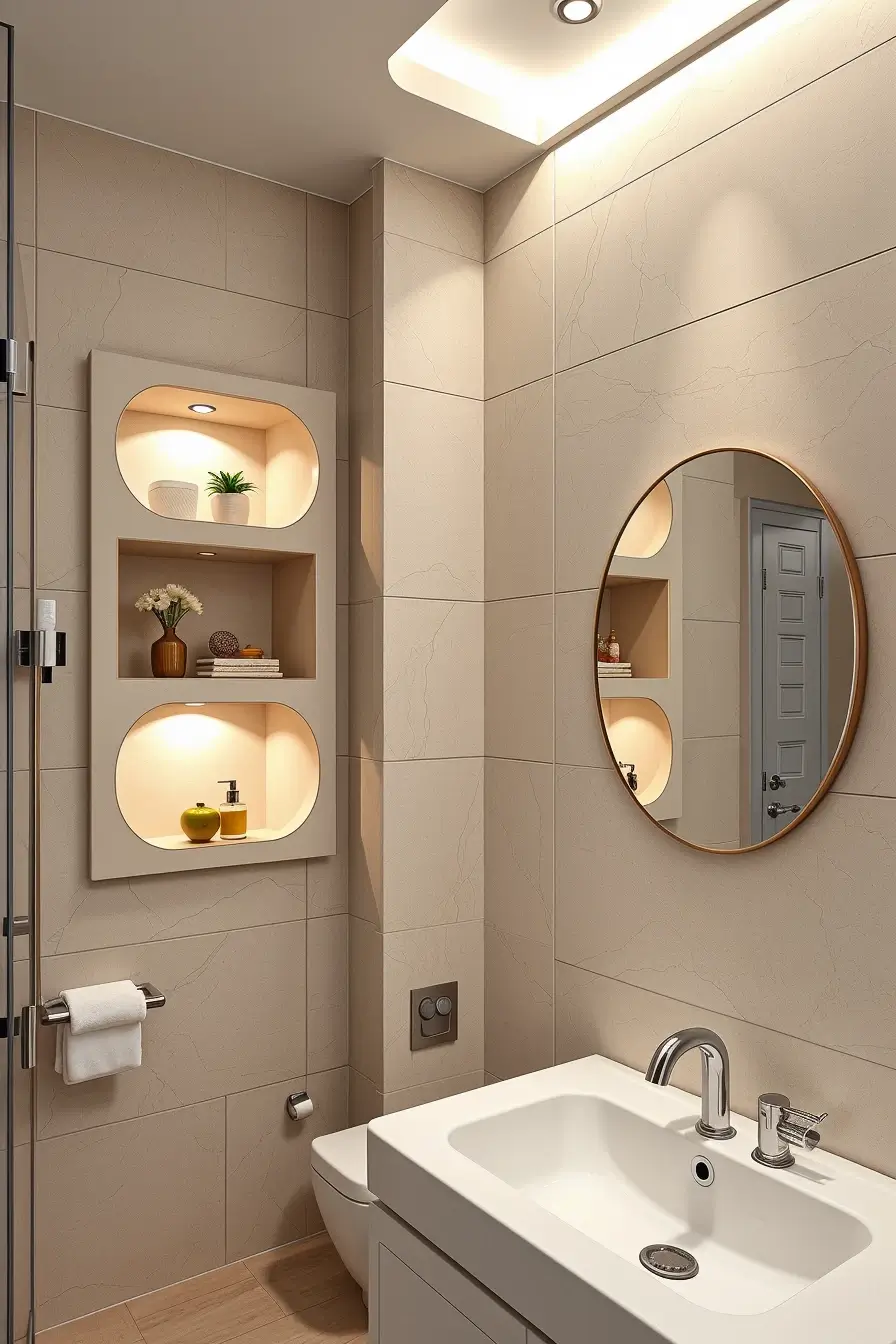 63 Bathroom Shelves Ideas 2026: Modern Designer Shelving for Stylish Bathrooms