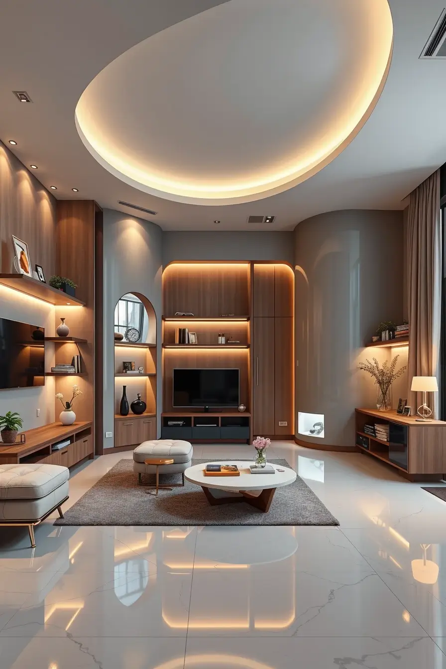 64 Apartment Renovation Ideas 2026: Stylish, Modern & Designer Curved Interiors