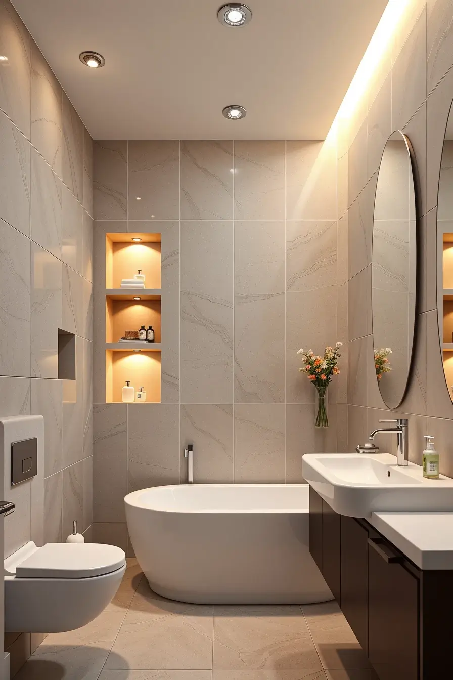 63 Bathroom Shelves Ideas 2026: Modern Designer Shelving for Stylish Bathrooms