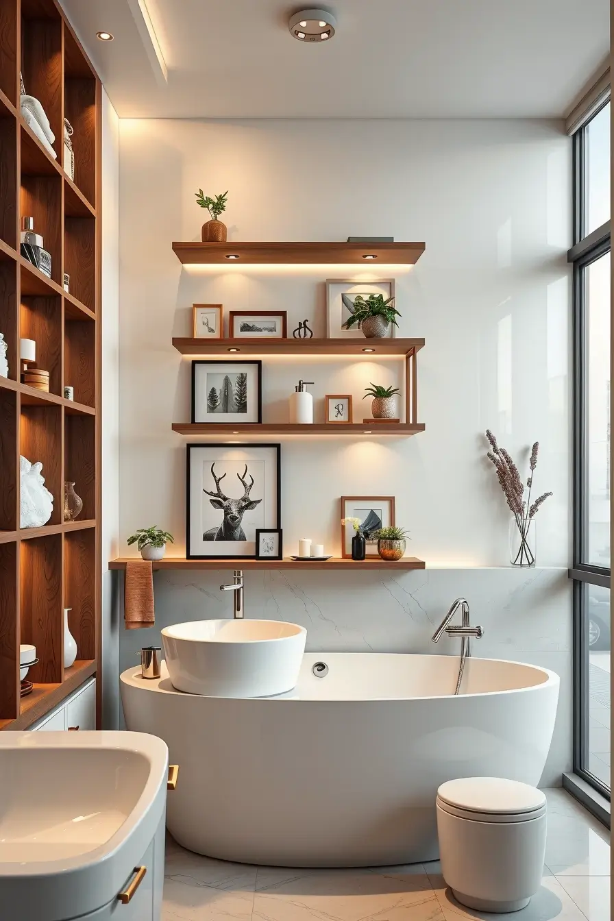 63 Bathroom Shelves Ideas 2026: Modern Designer Shelving for Stylish Bathrooms