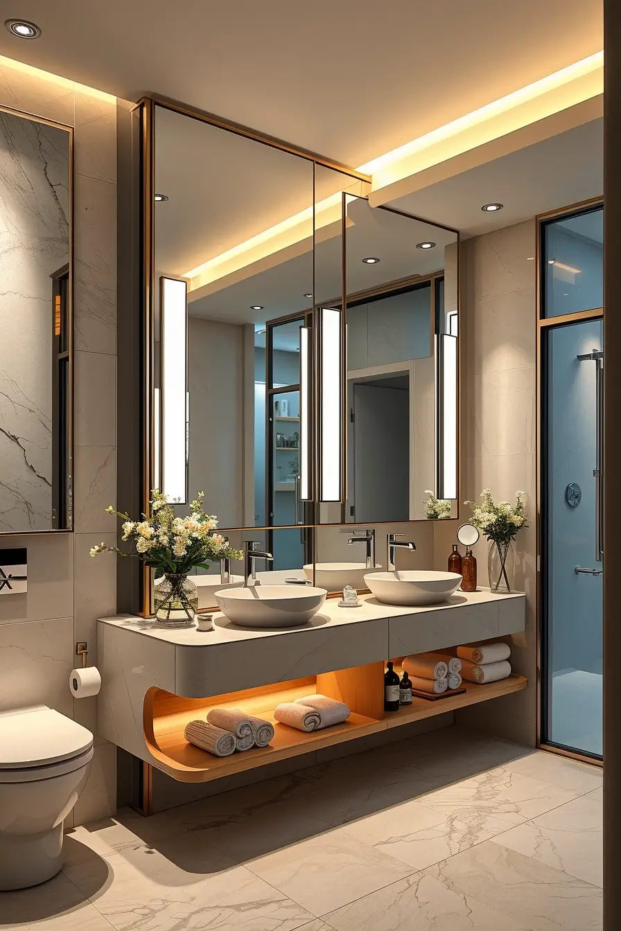 62 Bathroom Mirrors Ideas 2026: Stylish, Modern & Artistic Designs for Contemporary Bathrooms