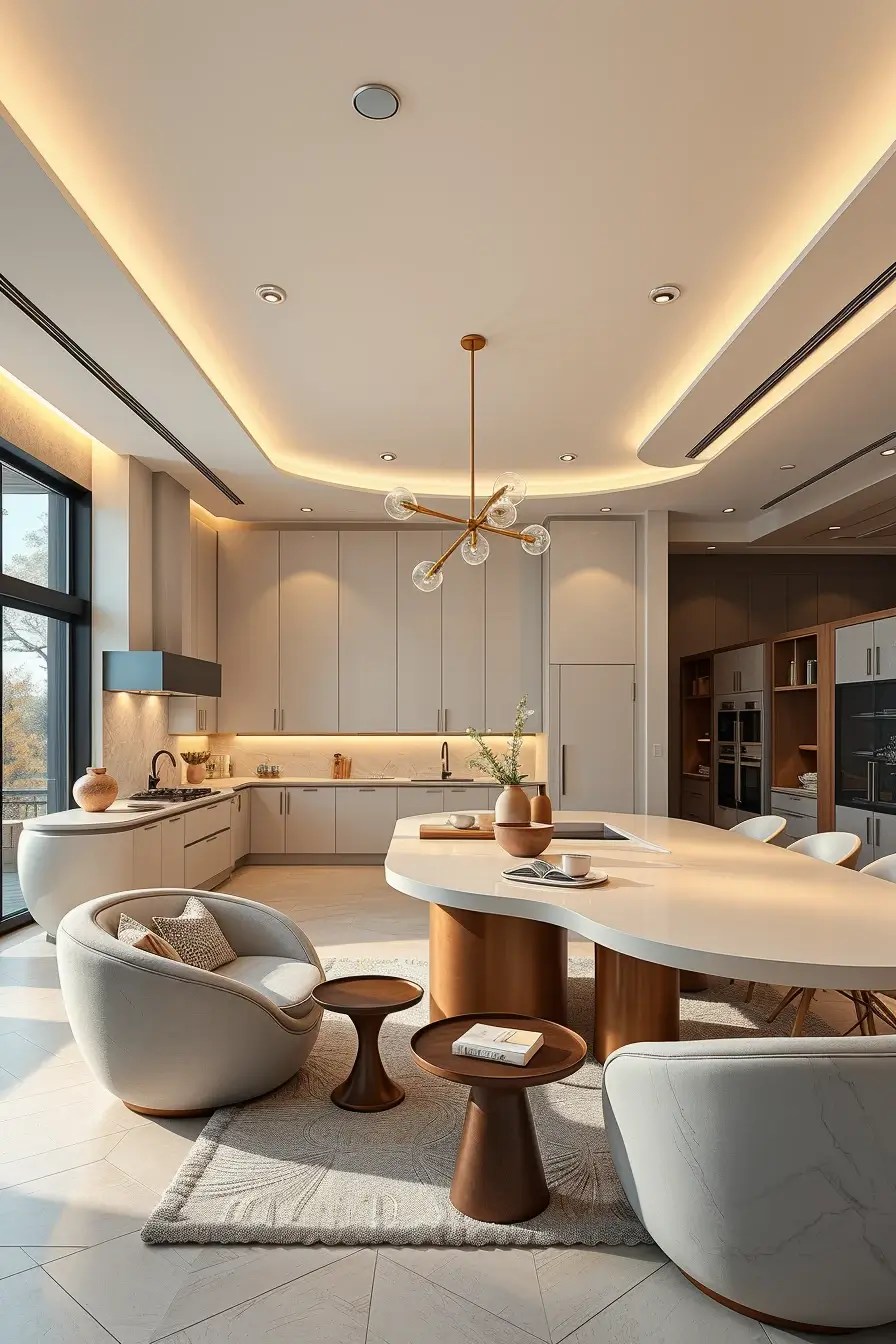 66 Open Kitchen Remodel Ideas 2026: Modern Curved, Stylish, and Artistic Designs