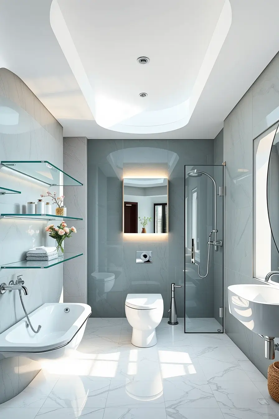 63 Bathroom Shelves Ideas 2026: Modern Designer Shelving for Stylish Bathrooms