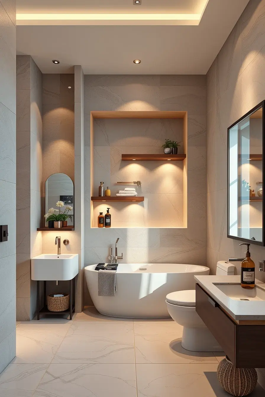 63 Bathroom Shelves Ideas 2026: Modern Designer Shelving for Stylish Bathrooms
