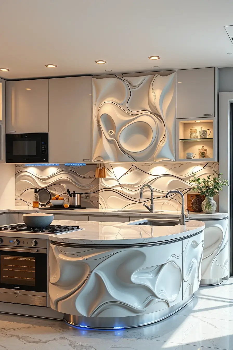 66 Open Kitchen Remodel Ideas 2026: Modern Curved, Stylish, and Artistic Designs