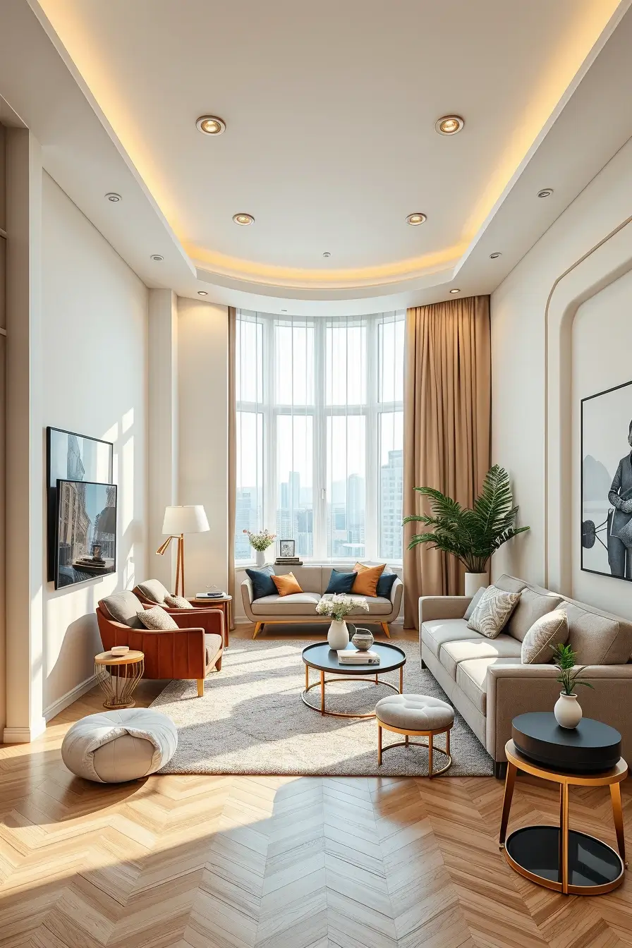 64 Apartment Renovation Ideas 2026: Stylish, Modern & Designer Curved Interiors