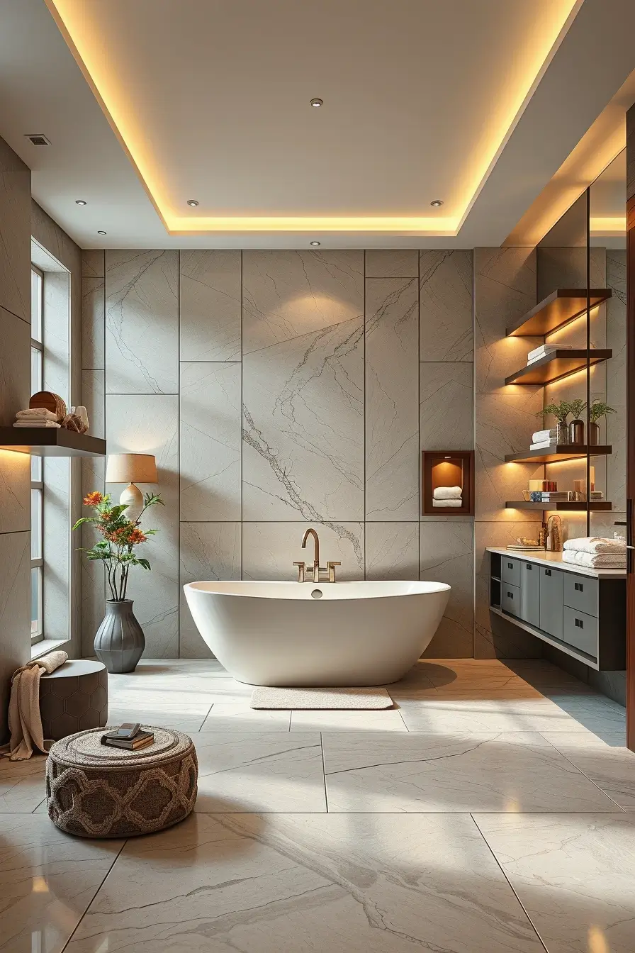 63 Bathroom Shelves Ideas 2026: Modern Designer Shelving for Stylish Bathrooms