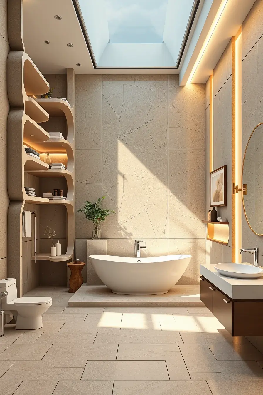 63 Bathroom Shelves Ideas 2026: Modern Designer Shelving for Stylish Bathrooms