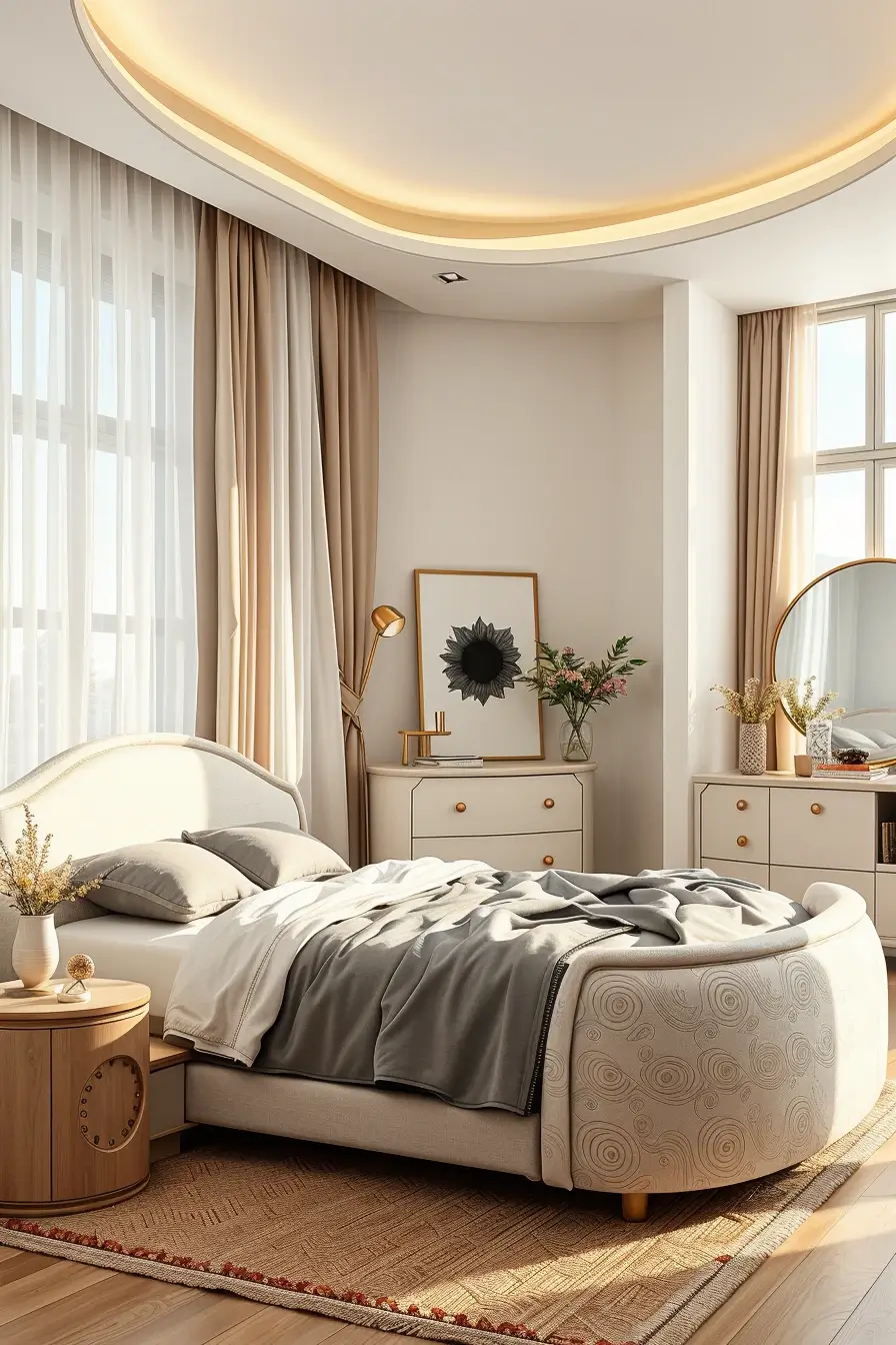62 Bedroom Renovation Ideas 2026 With Curved Designer Furniture And Modern Style