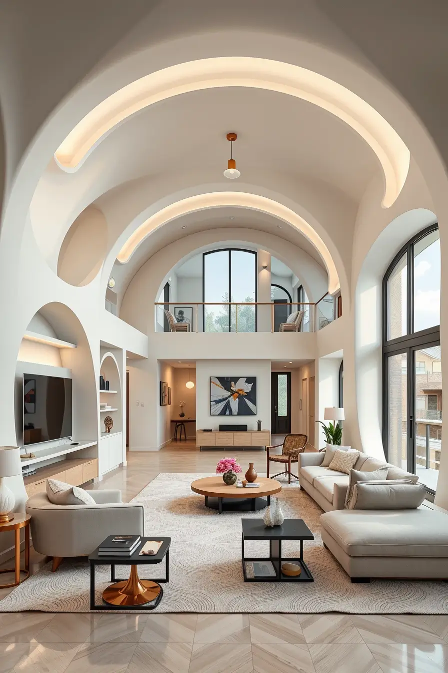 64 Apartment Renovation Ideas 2026: Stylish, Modern & Designer Curved Interiors