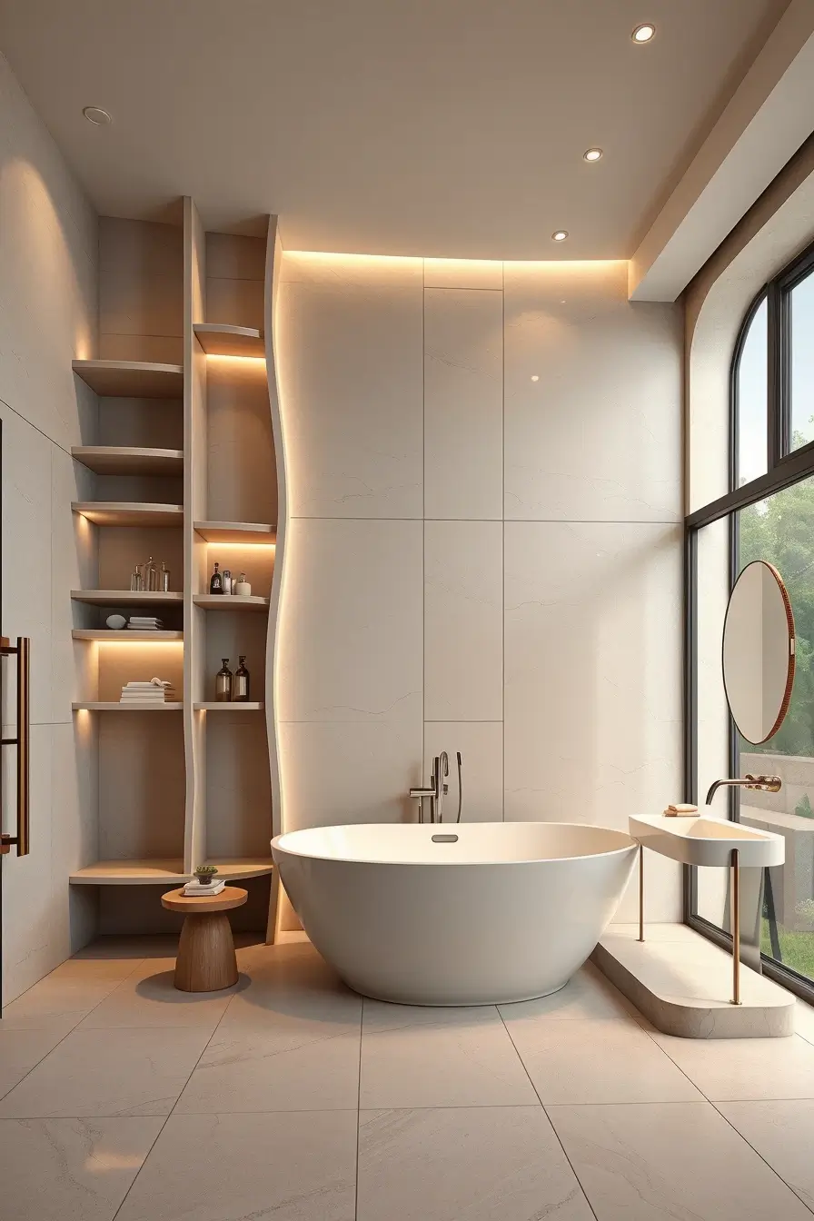 63 Bathroom Shelves Ideas 2026: Modern Designer Shelving for Stylish Bathrooms