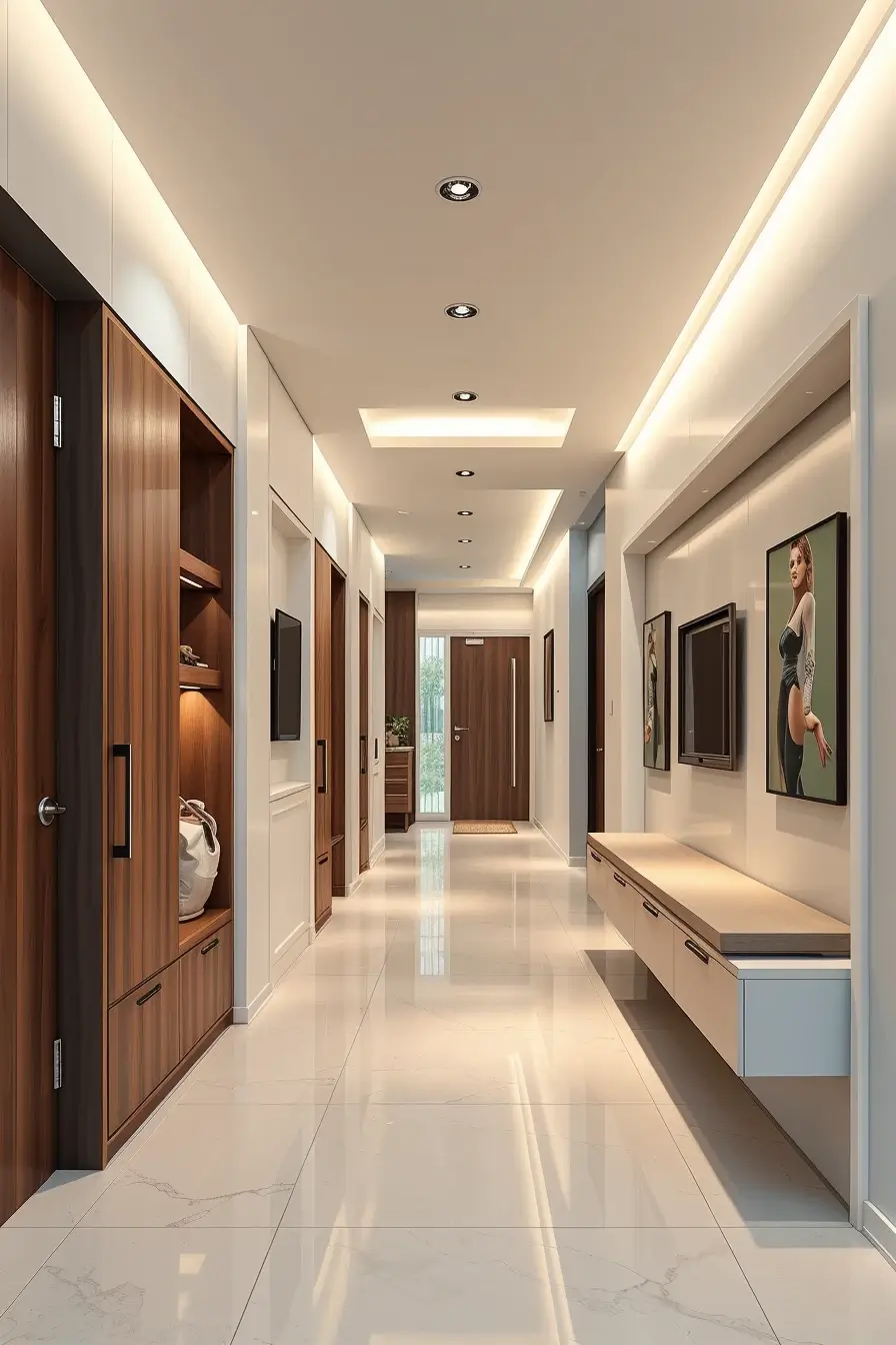62 Hallway Renovation Ideas 2026: Modern Designer Entryway Trends With Curved Forms