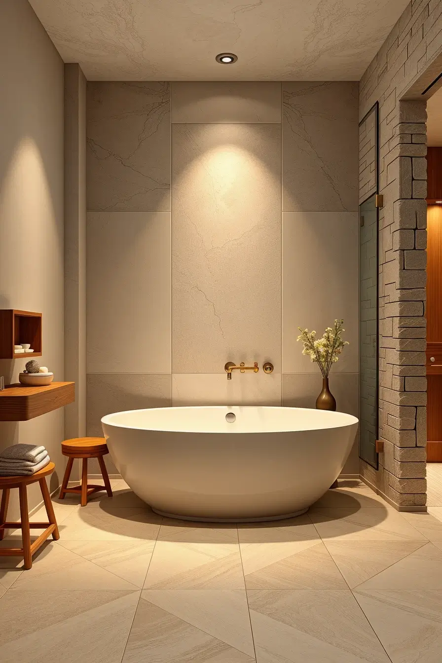 62 Bathroom Renovation Ideas 2026: Modern Curved Design, Designer Bathtubs & Luxury Trends