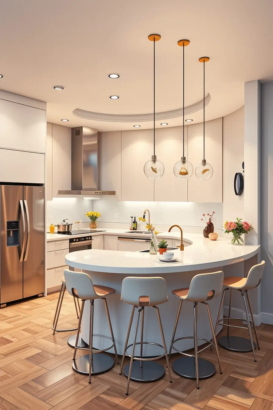 64 Apartment Renovation Ideas 2026: Stylish, Modern & Designer Curved Interiors