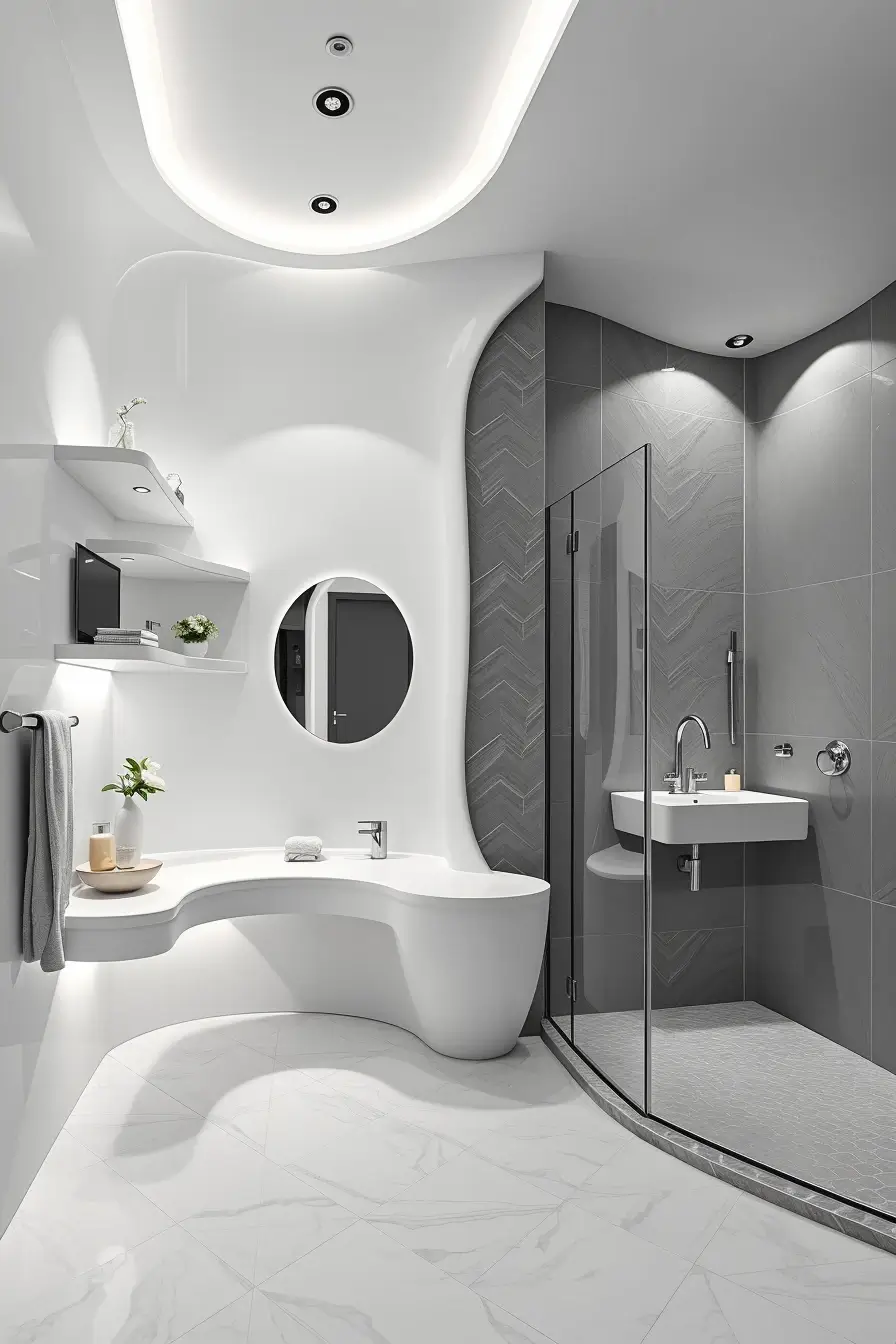 63 Bathroom Shelves Ideas 2026: Modern Designer Shelving for Stylish Bathrooms