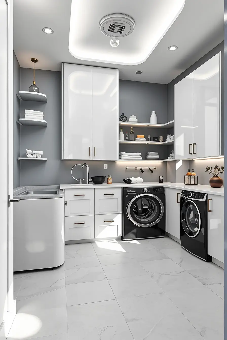 64 Laundry Room Remodel Ideas 2026: Modern, Stylish & Curved Design Inspirations
