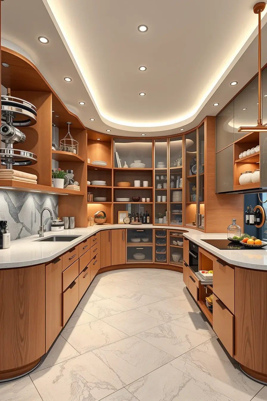 66 Open Kitchen Remodel Ideas 2026: Modern Curved, Stylish, and Artistic Designs