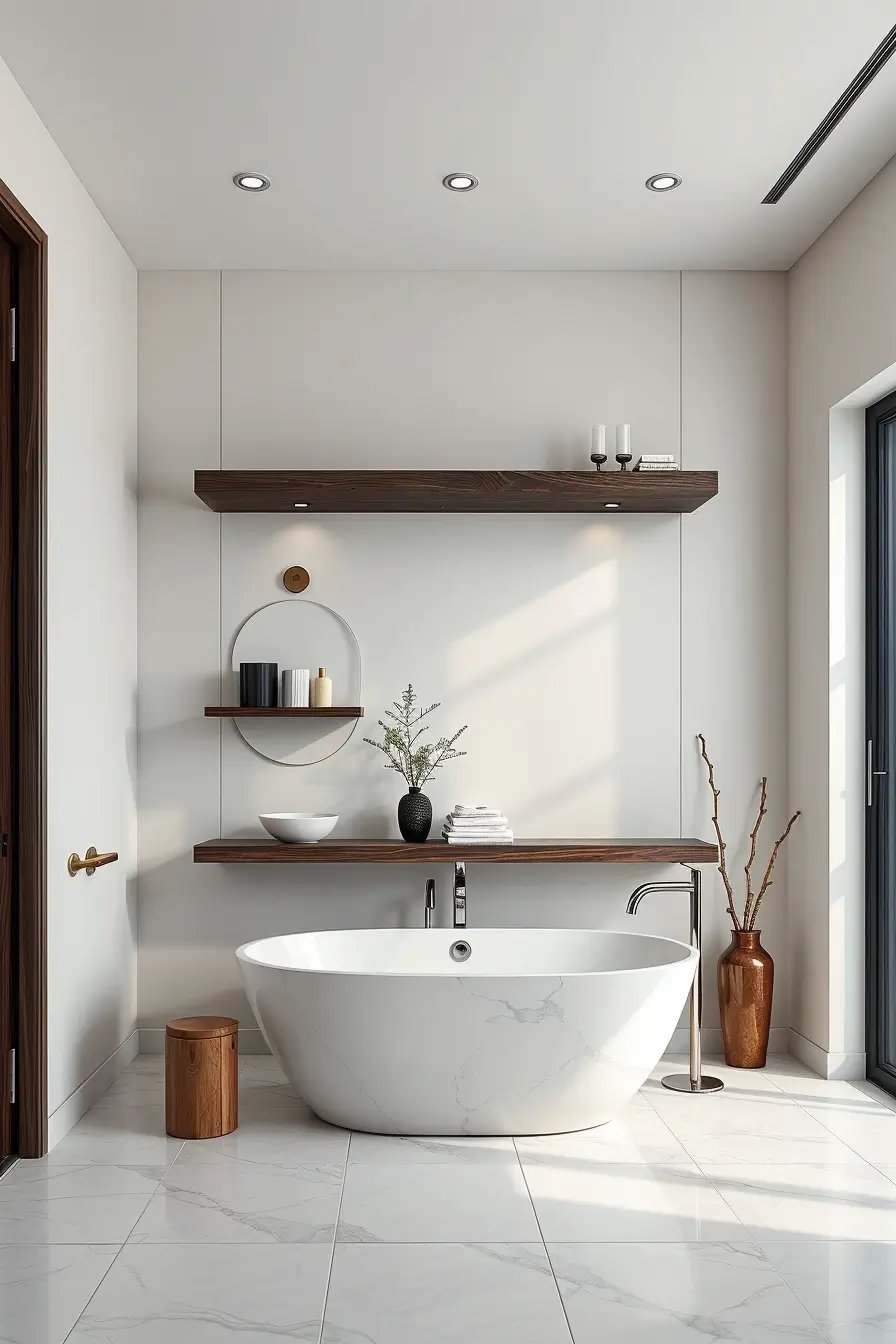 63 Bathroom Shelves Ideas 2026: Modern Designer Shelving for Stylish Bathrooms