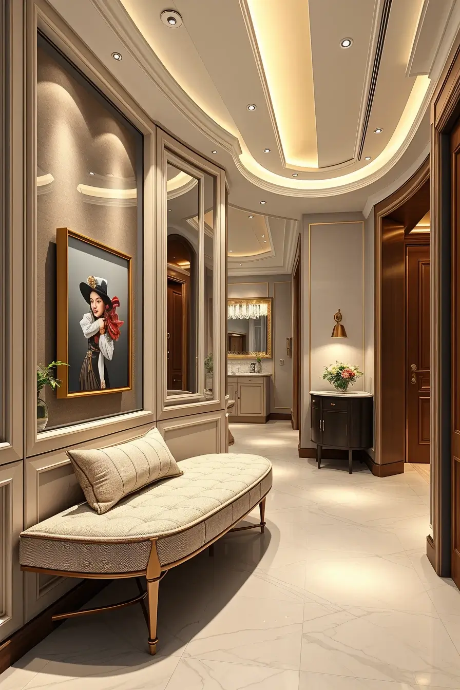 62 Hallway Renovation Ideas 2026: Modern Designer Entryway Trends With Curved Forms