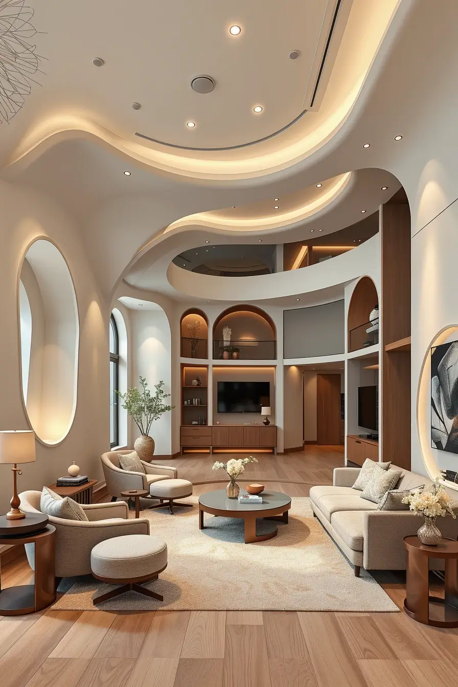 64 Apartment Renovation Ideas 2026: Stylish, Modern & Designer Curved Interiors