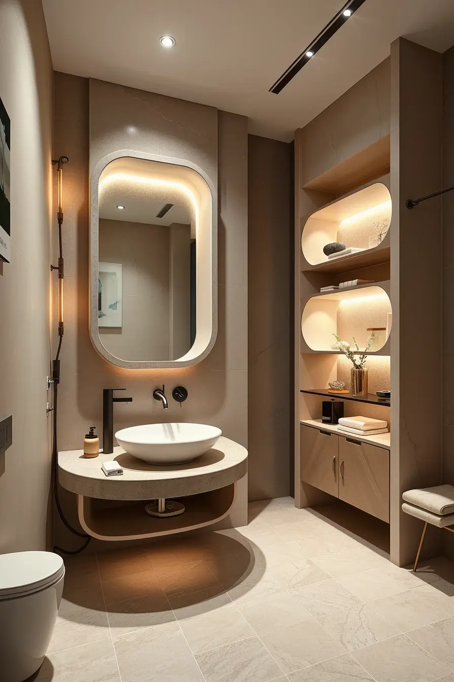 63 Bathroom Shelves Ideas 2026: Modern Designer Shelving for Stylish Bathrooms