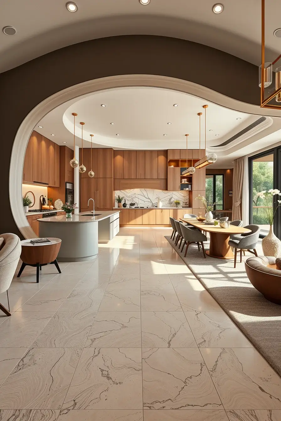 66 Open Kitchen Remodel Ideas 2026: Modern Curved, Stylish, and Artistic Designs