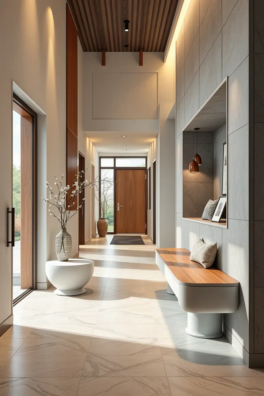 62 Hallway Renovation Ideas 2026: Modern Designer Entryway Trends With Curved Forms