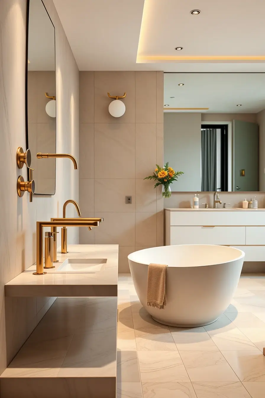 62 Bathroom Renovation Ideas 2026: Modern Curved Design, Designer Bathtubs & Luxury Trends