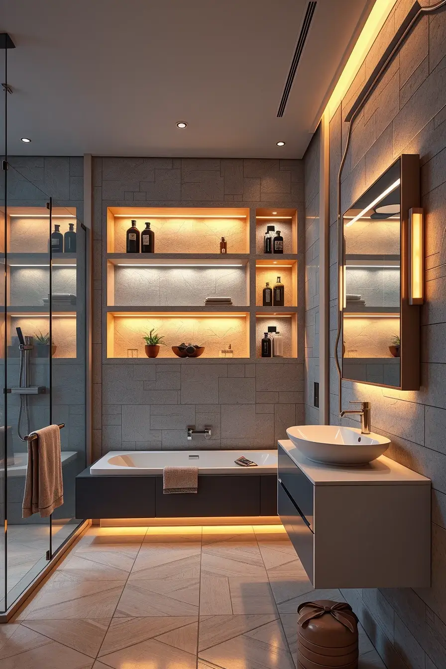 63 Bathroom Shelves Ideas 2026: Modern Designer Shelving for Stylish Bathrooms