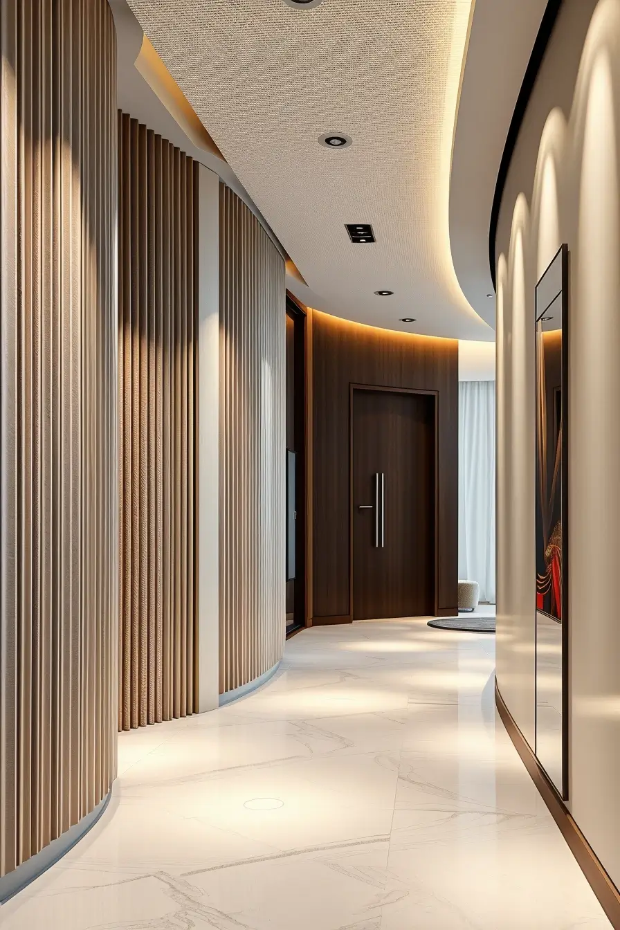 62 Hallway Renovation Ideas 2026: Modern Designer Entryway Trends With Curved Forms