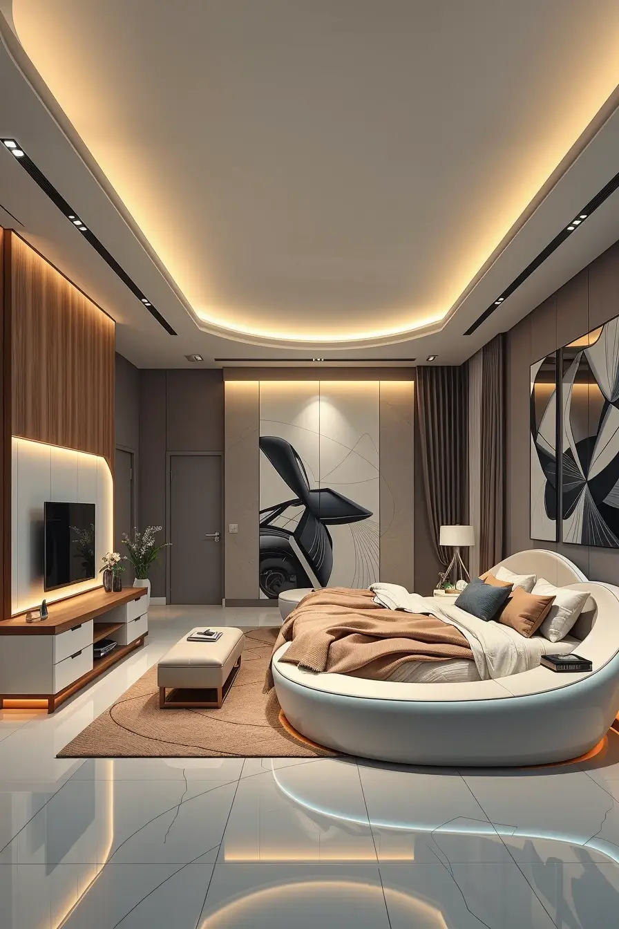 62 Bedroom Renovation Ideas 2026 With Curved Designer Furniture And Modern Style