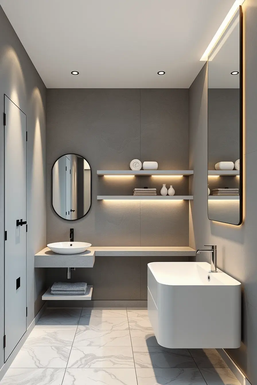 63 Bathroom Shelves Ideas 2026: Modern Designer Shelving for Stylish Bathrooms