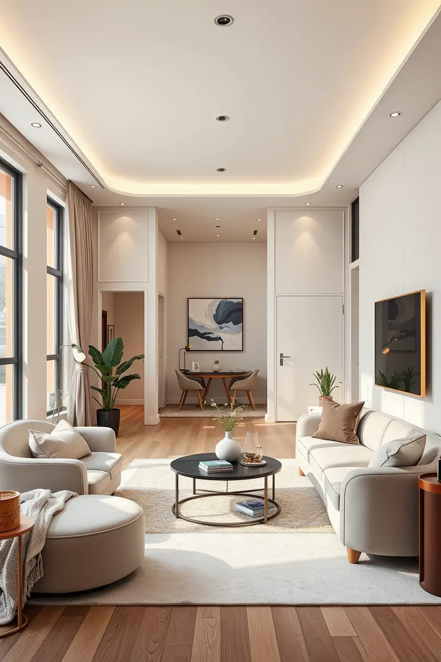 64 Apartment Renovation Ideas 2026: Stylish, Modern & Designer Curved Interiors