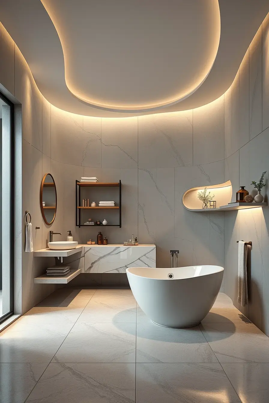 63 Bathroom Shelves Ideas 2026: Modern Designer Shelving for Stylish Bathrooms