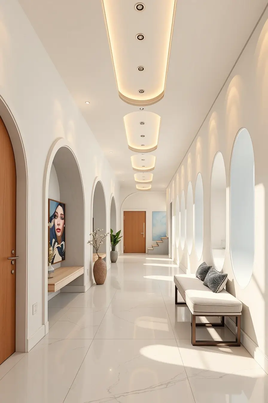 62 Hallway Renovation Ideas 2026: Modern Designer Entryway Trends With Curved Forms