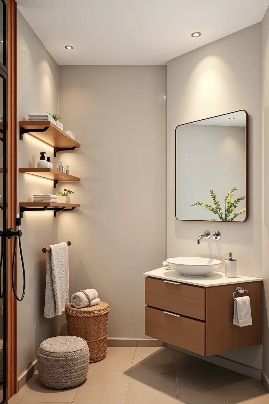 63 Bathroom Shelves Ideas 2026: Modern Designer Shelving for Stylish Bathrooms