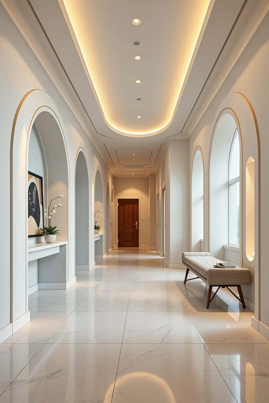 62 Hallway Renovation Ideas 2026: Modern Designer Entryway Trends With Curved Forms