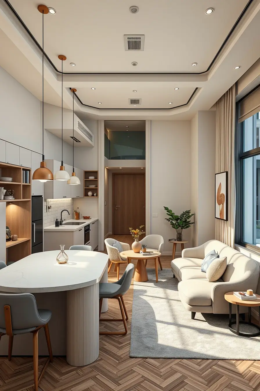 64 Apartment Renovation Ideas 2026: Stylish, Modern & Designer Curved Interiors