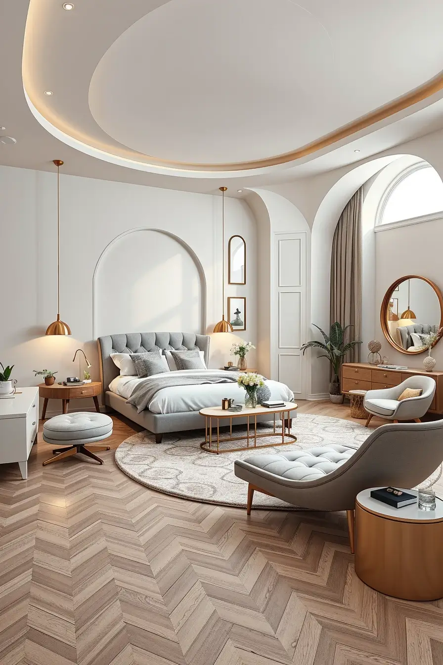 62 Bedroom Renovation Ideas 2026 With Curved Designer Furniture And Modern Style