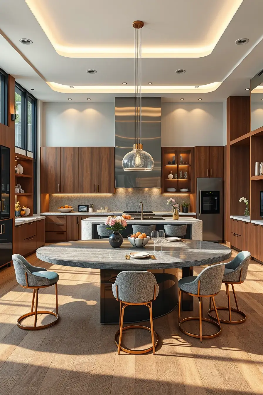 66 Open Kitchen Remodel Ideas 2026: Modern Curved, Stylish, and Artistic Designs