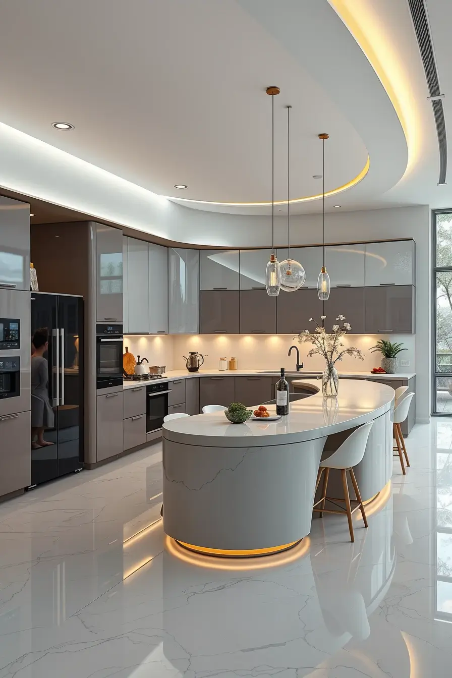 66 Open Kitchen Remodel Ideas 2026: Modern Curved, Stylish, and Artistic Designs