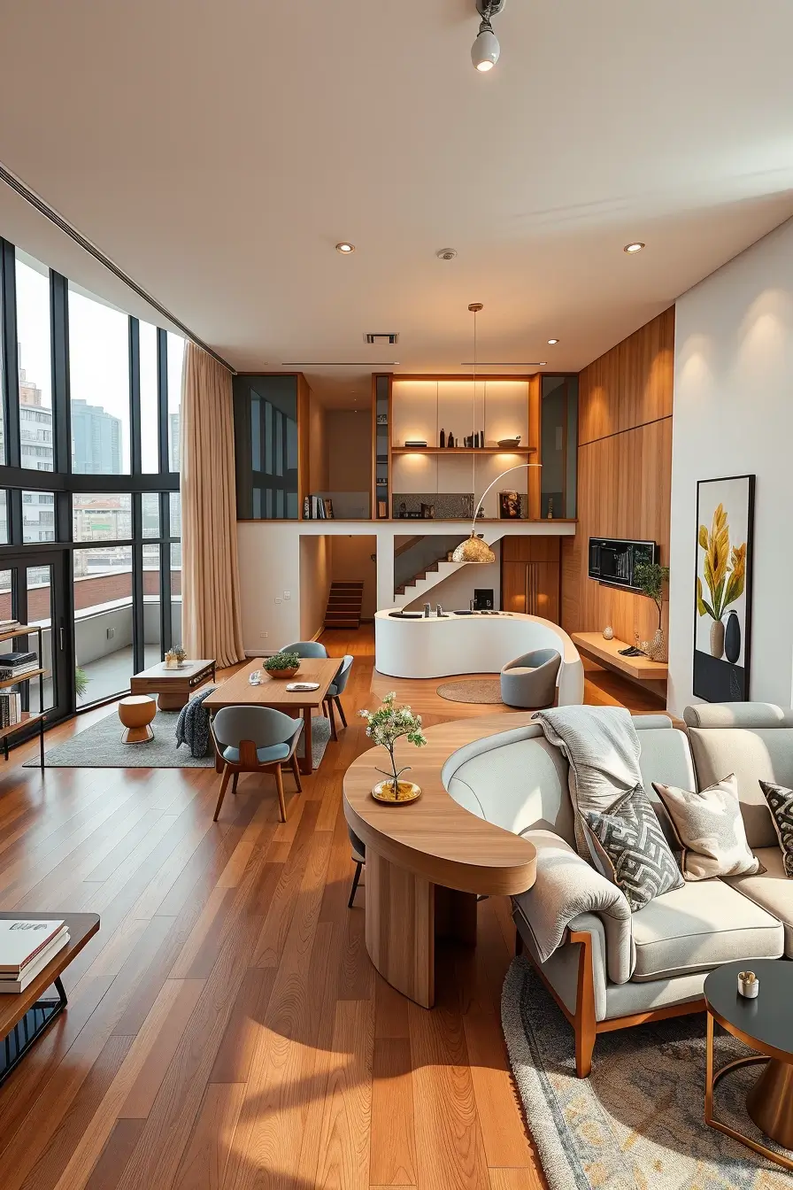 64 Apartment Renovation Ideas 2026: Stylish, Modern & Designer Curved Interiors