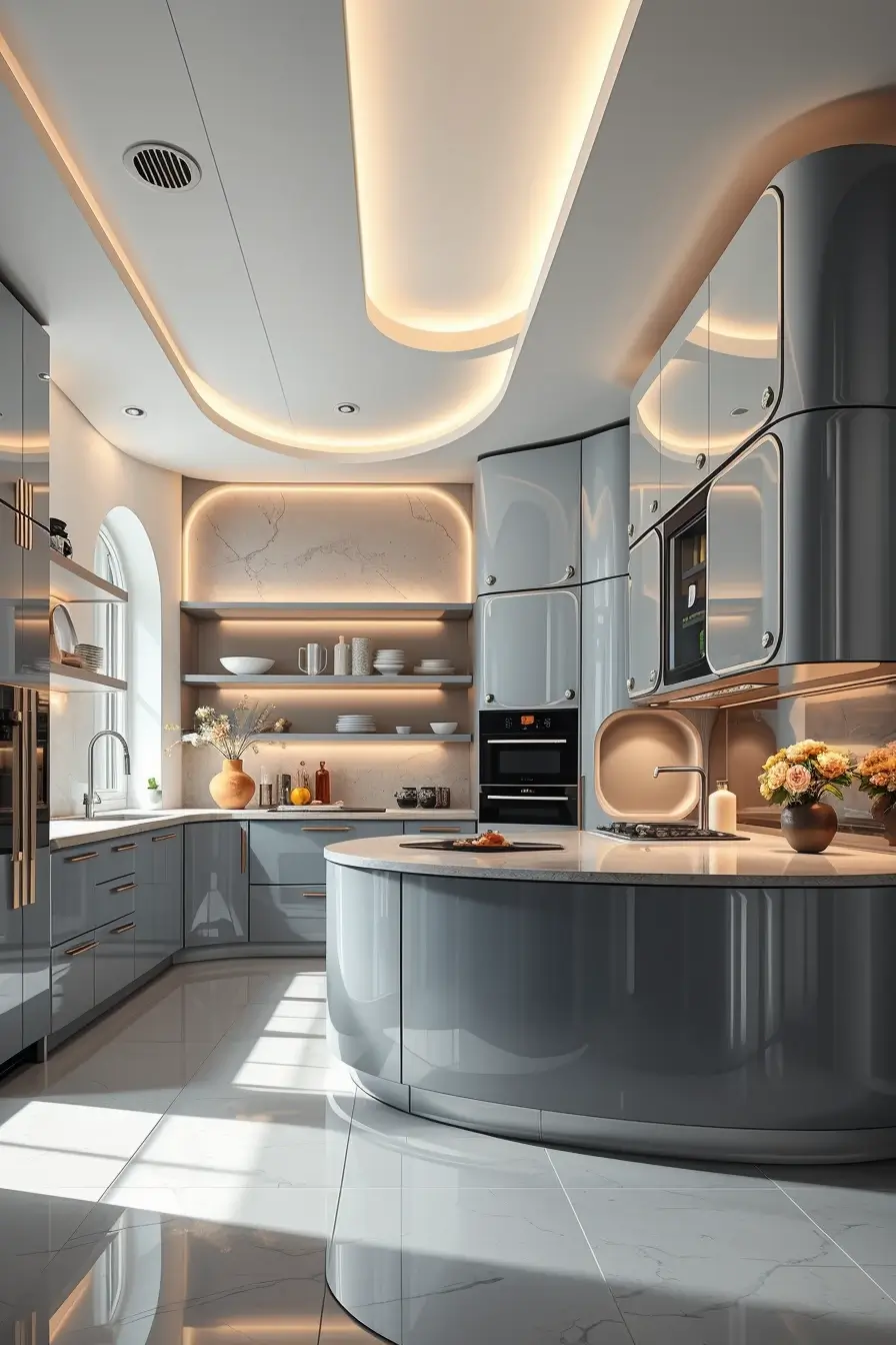 66 Open Kitchen Remodel Ideas 2026: Modern Curved, Stylish, and Artistic Designs