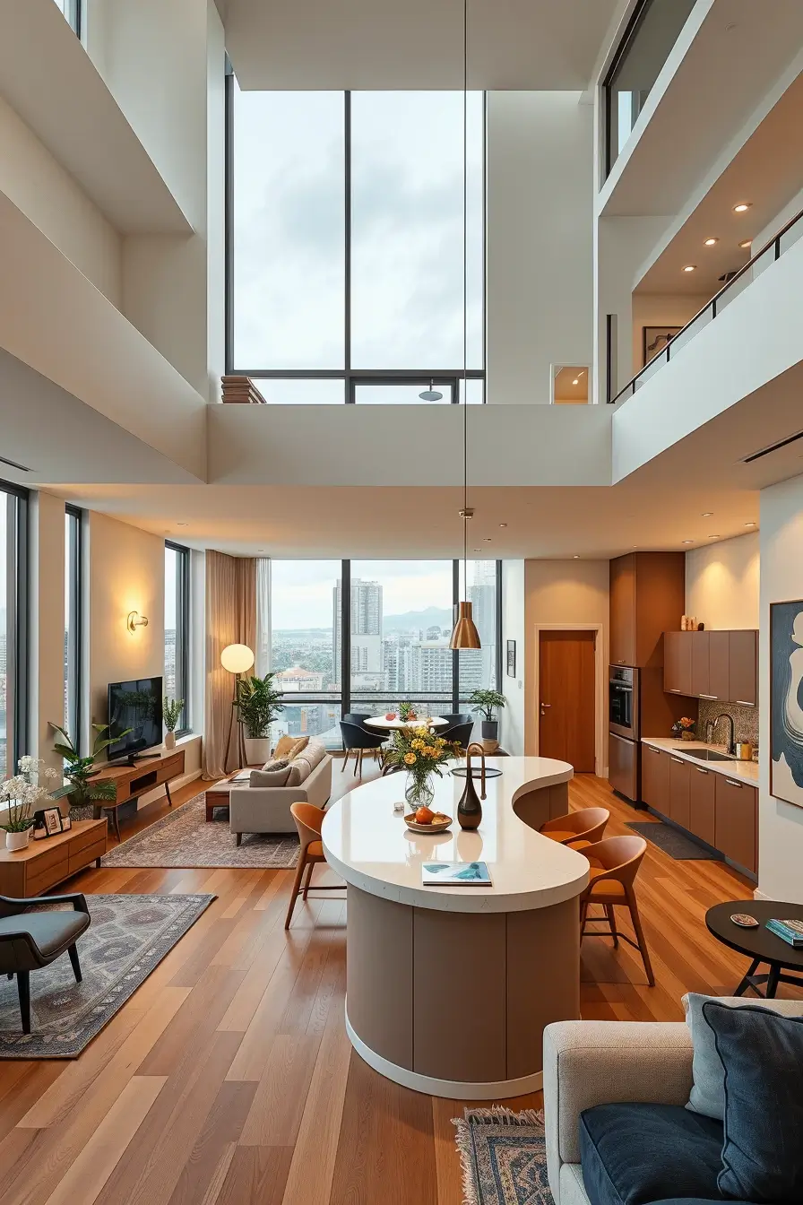 64 Apartment Renovation Ideas 2026: Stylish, Modern & Designer Curved Interiors